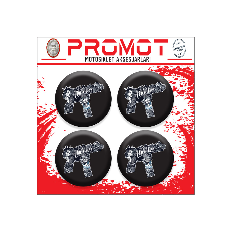 LOS ANGELES TASARIMLI KORUMA TAKOZU LOGOSU 1