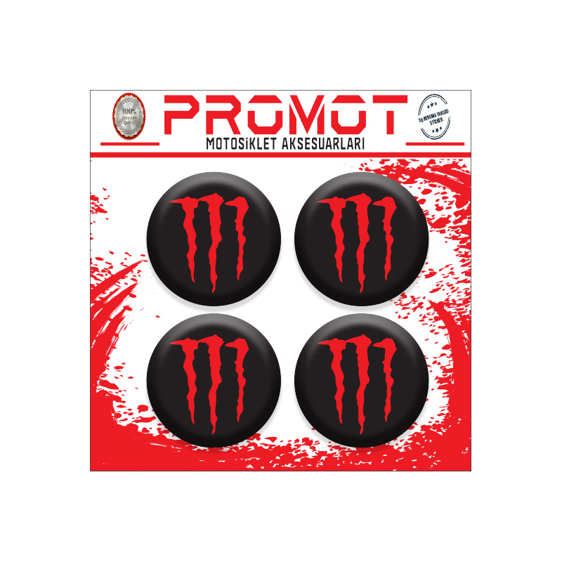 MONSTER TASARIMLI KORUMA TAKOZU LOGOSU 4