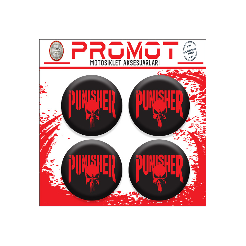 PUNISHER TASARIMLI KORUMA TAKOZU LOGOSU 2