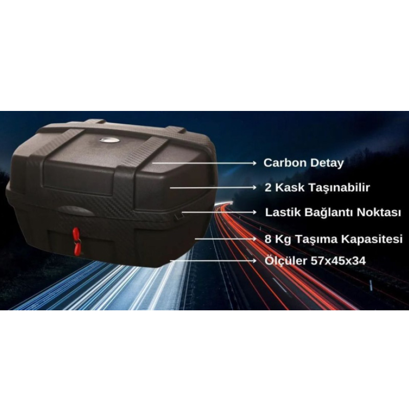 TİEN 52 LT MOTOSİKLET ÇANTASI 