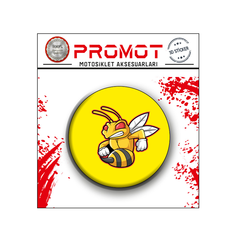 VESPA 3D DAMLA LOGO  STİCKER 5CM  4