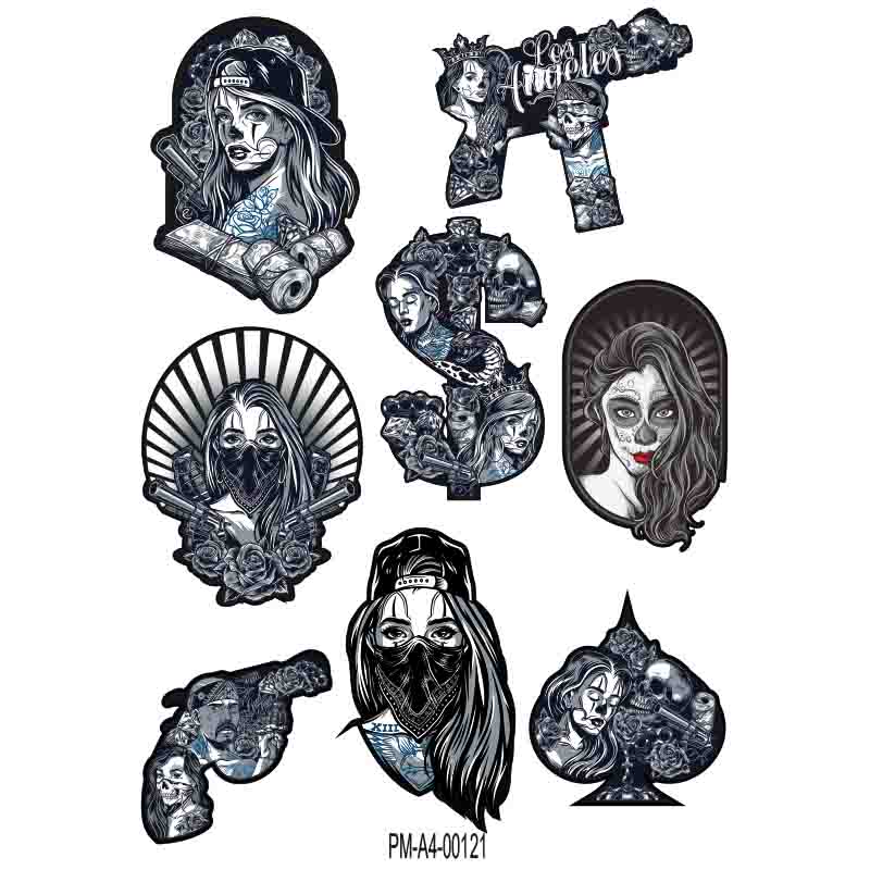 KARIŞIK TASARIMLI SPONSOR EKİPMAN KASK MOTORSİKLET STİCKER SETİ 03