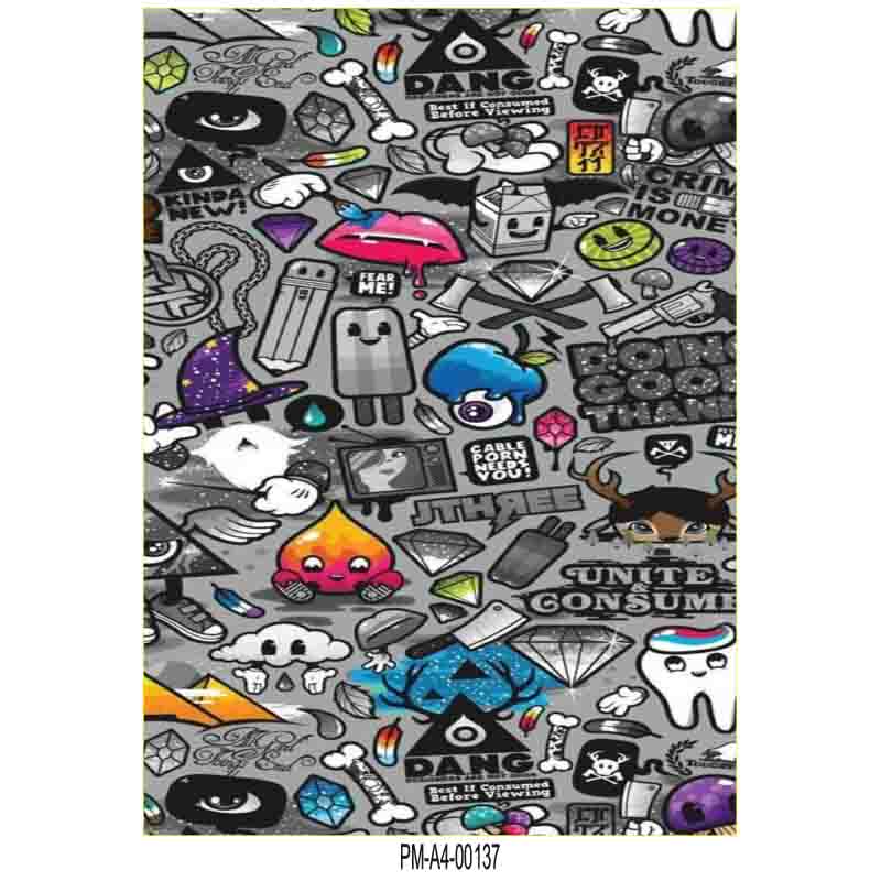 HELLAFLUSH TASARIMLI EKİPMAN KASK MOTORSİKLET STİCKER SETİ 03