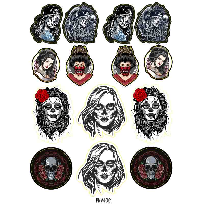 LOS ANGELES ÇOKLU STİCKER SETİ 01