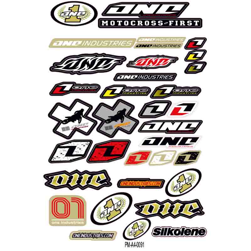 SPONSOR ÇOKLU EKİPMAN KASK MOTORSİKLET STİCKER SETİ 07