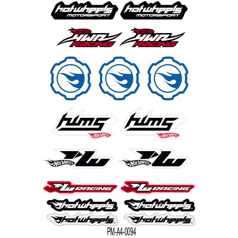 SPONSOR ÇOKLU EKİPMAN KASK MOTORSİKLET STİCKER SETİ 10