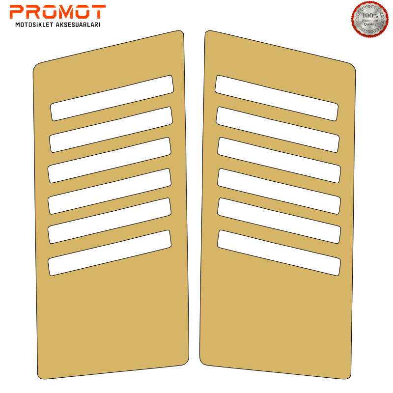 CG YAN KAPAK STİCKER GOLD
