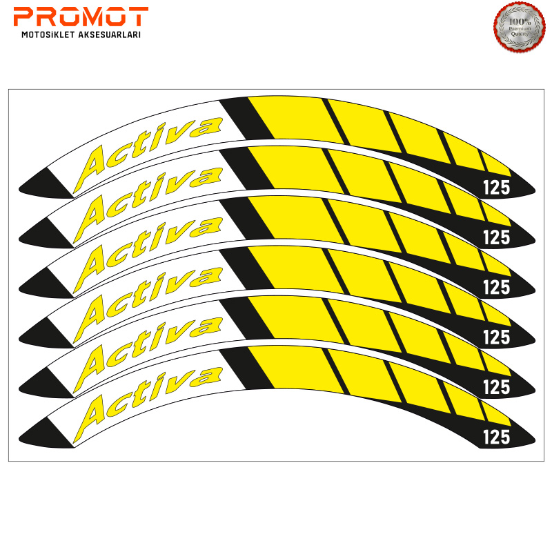 HONDA ACTİVA UYUMLU JANT ŞERİDİ 6