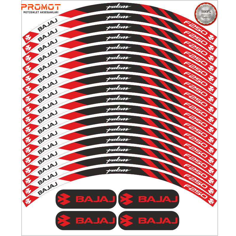 BAJAJ PULSAR F250 UYUMLU JANT ŞERİDİ 3
