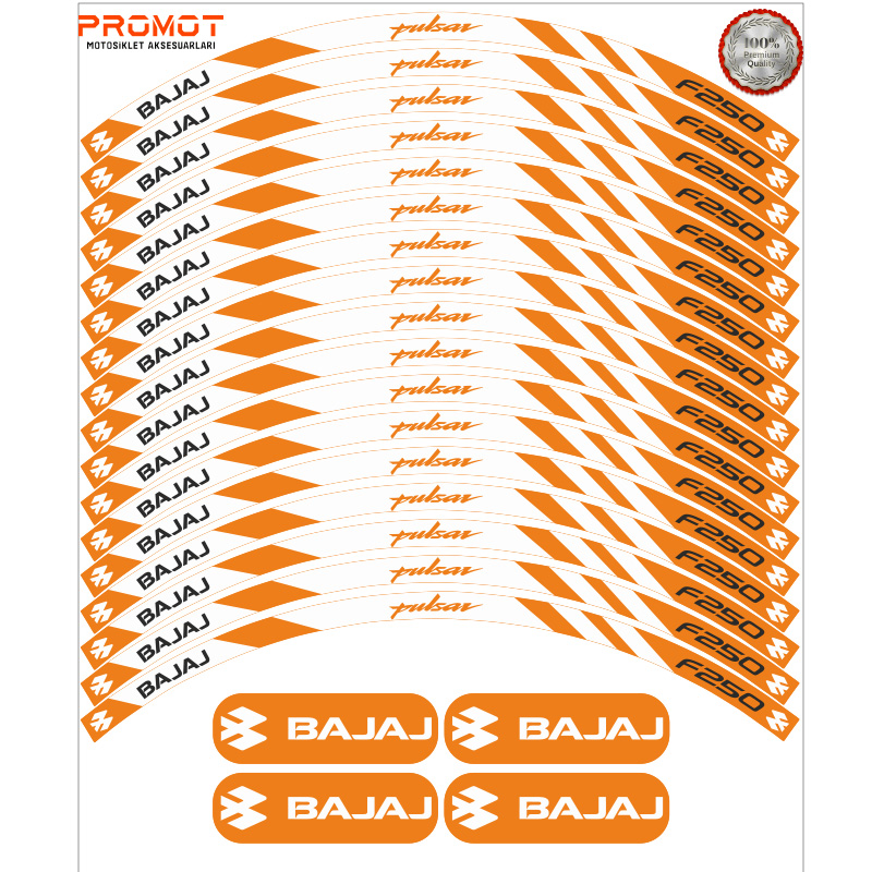 BAJAJ PULSAR F250 UYUMLU JANT ŞERİDİ 4