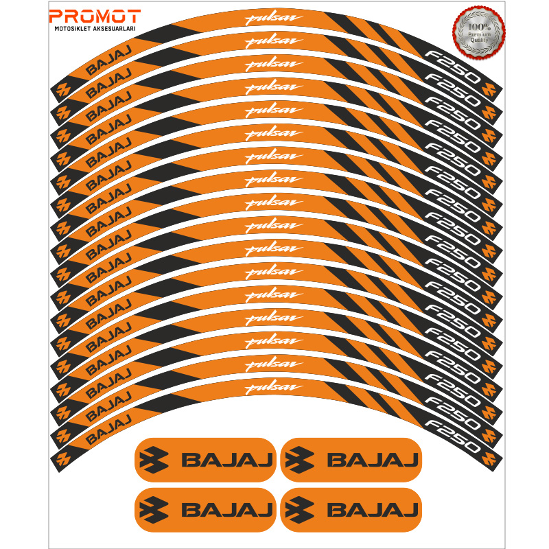 BAJAJ PULSAR F250 UYUMLU JANT ŞERİDİ 5
