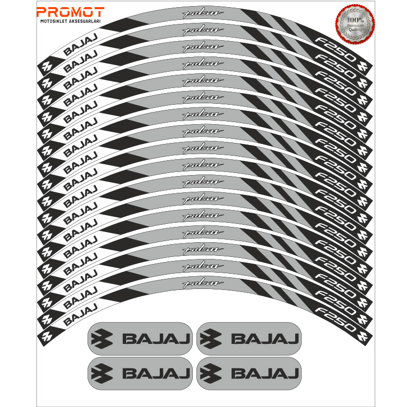 BAJAJ PULSAR F250 UYUMLU JANT ŞERİDİ 6