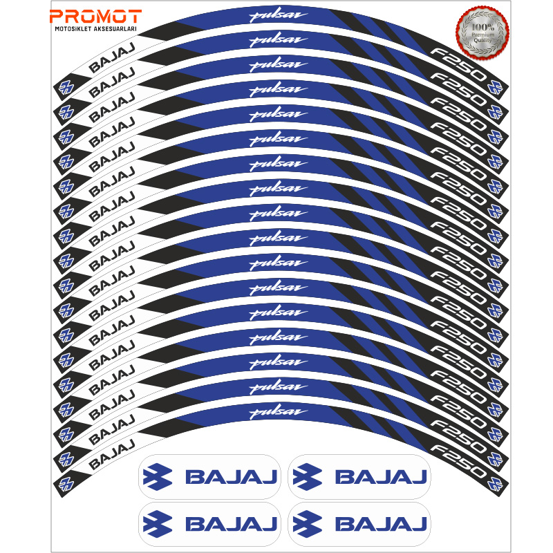 BAJAJ PULSAR F250 UYUMLU JANT ŞERİDİ 8