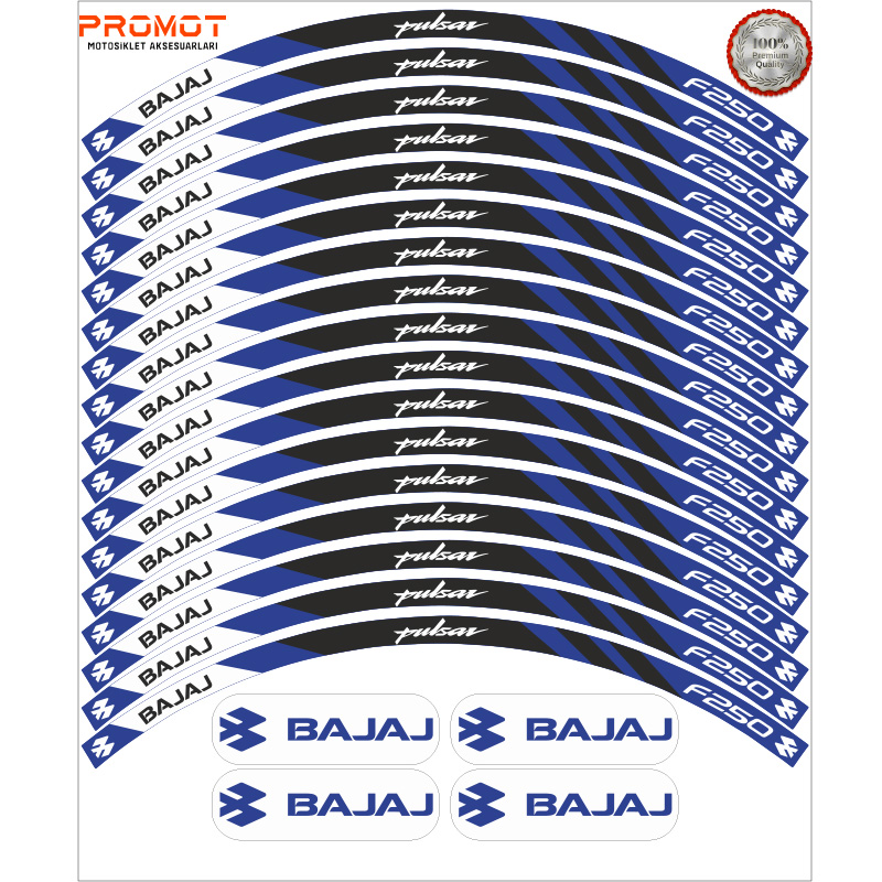 BAJAJ PULSAR F250 UYUMLU JANT ŞERİDİ 9