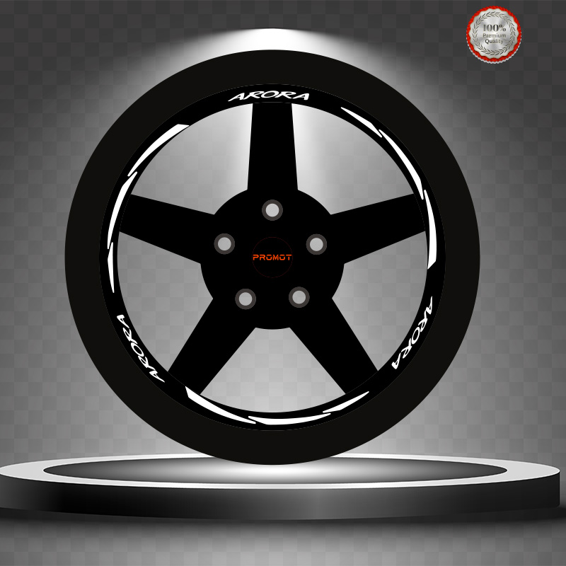 ARORA REKLEFTİF BEYAZ 3 PARÇALI JANT ŞERİDİ