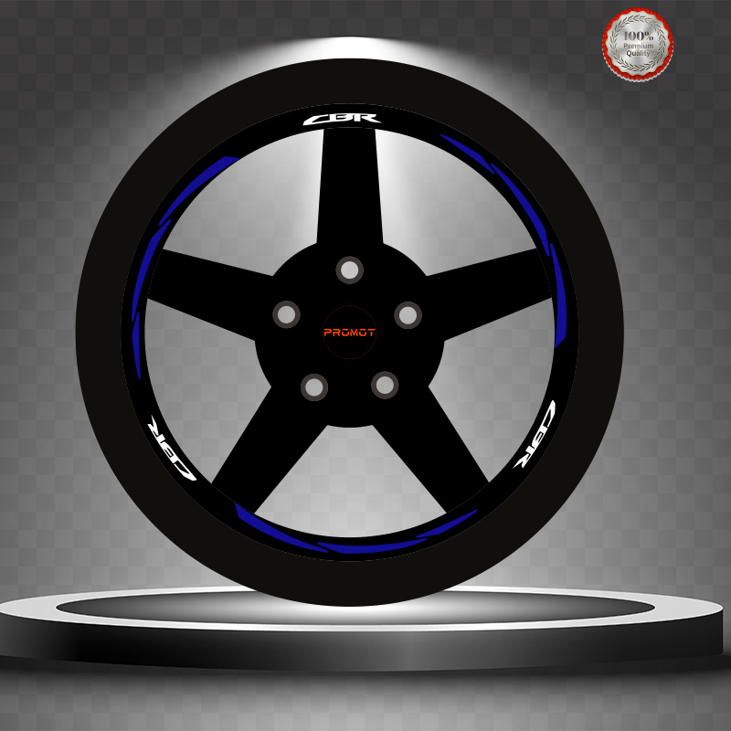 CBR REKLEFTİF MAVİ 3 PARÇALI JANT ŞERİDİ