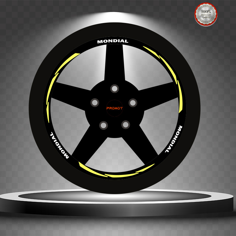 MONDİAL REKLEFTİF SARI 3 PARÇALI JANT ŞERİDİ
