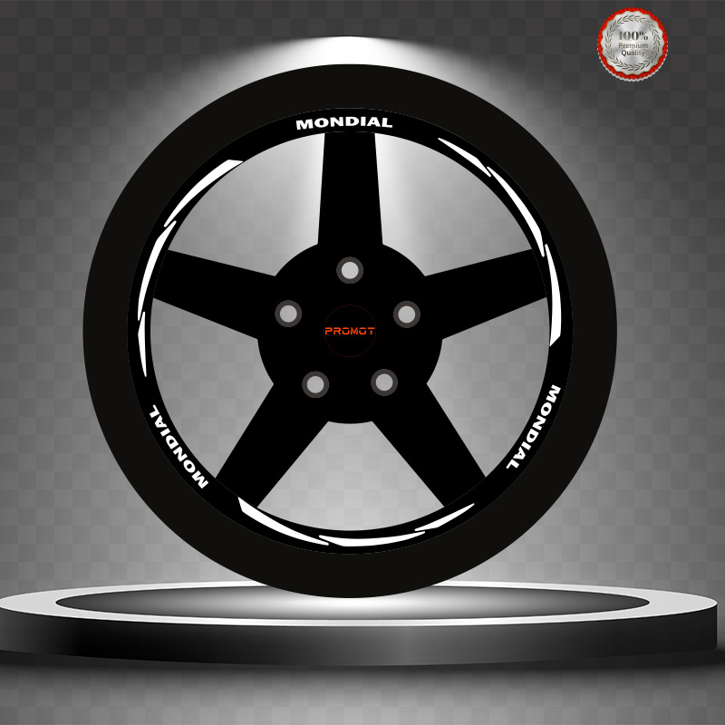 MONDİAL REKLEFTİF BEYAZ 3 PARÇALI JANT ŞERİDİ