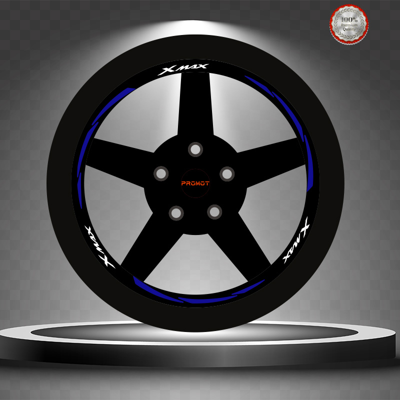 XMAX REKLEFTİF MAVİ 3 PARÇALI JANT ŞERİDİ