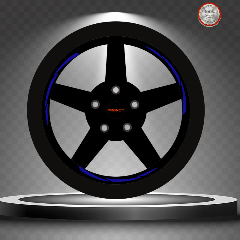 ÜNİVERSAL REKLEFTİF MAVİ 3 PARÇALI JANT ŞERİDİ