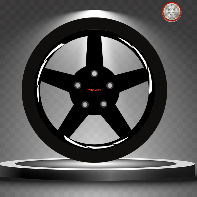 ÜNİVERSAL REKLEFTİF BEYAZ 3 PARÇALI JANT ŞERİDİ