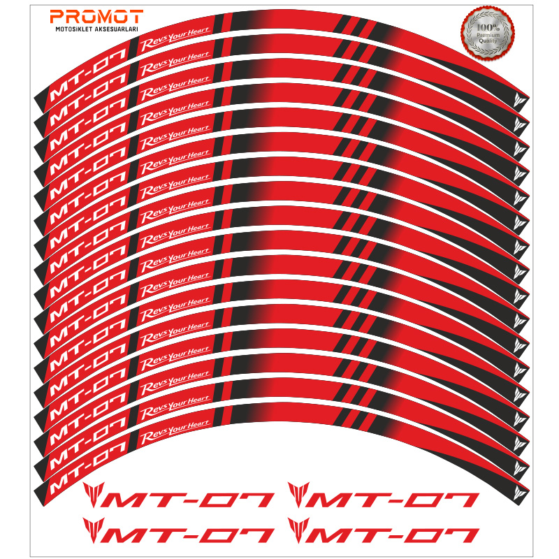 YAMAHA MT 07 UYUMLU JANT ŞERİDİ 1