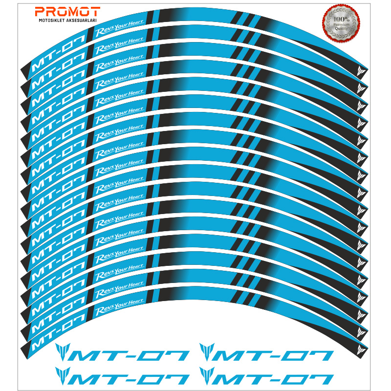 YAMAHA MT 07 UYUMLU JANT ŞERİDİ 5