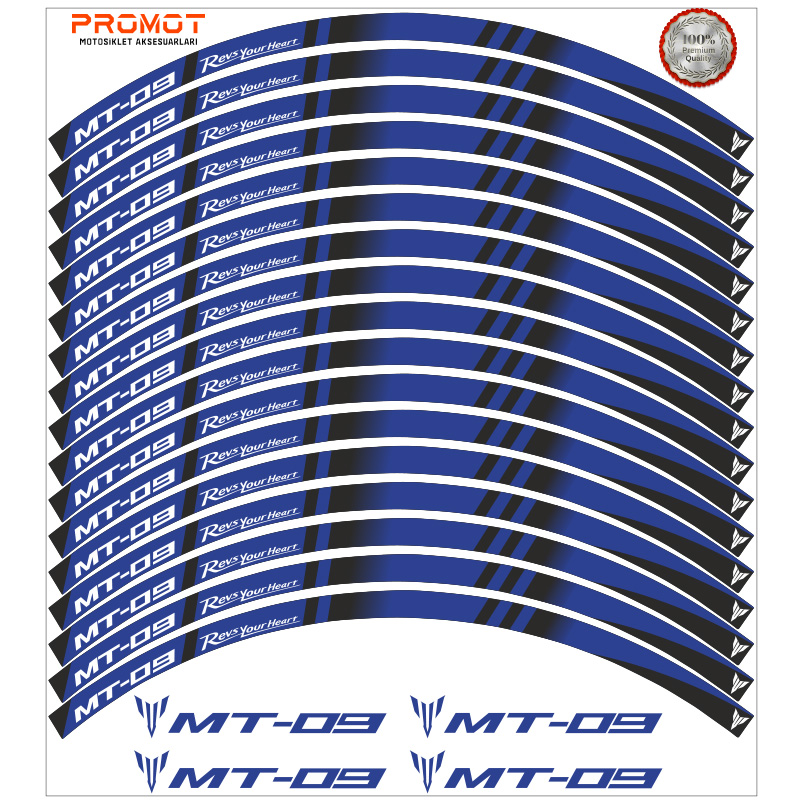 YAMAHA MT 09 UYUMLU JANT ŞERİDİ 5