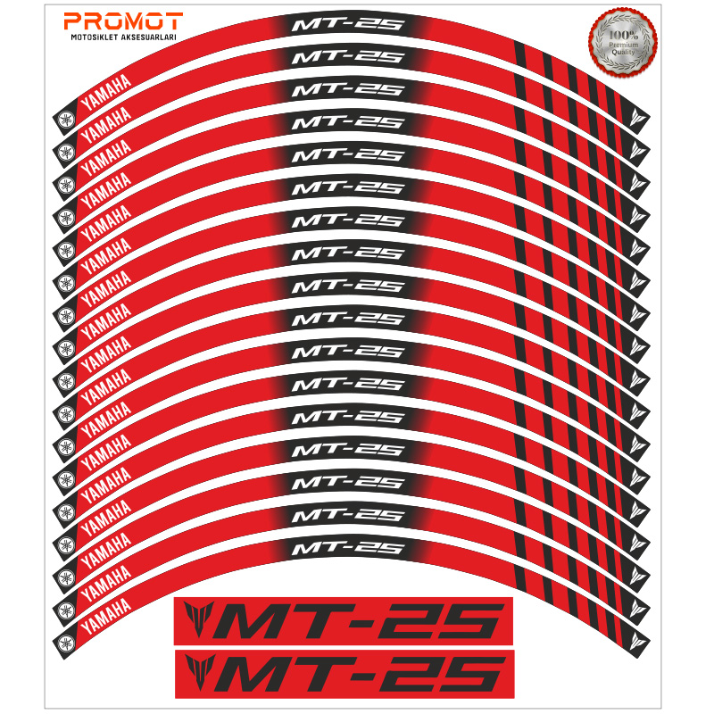 YAMAHA MT25 UYUMLU JANT ŞERİDİ 1