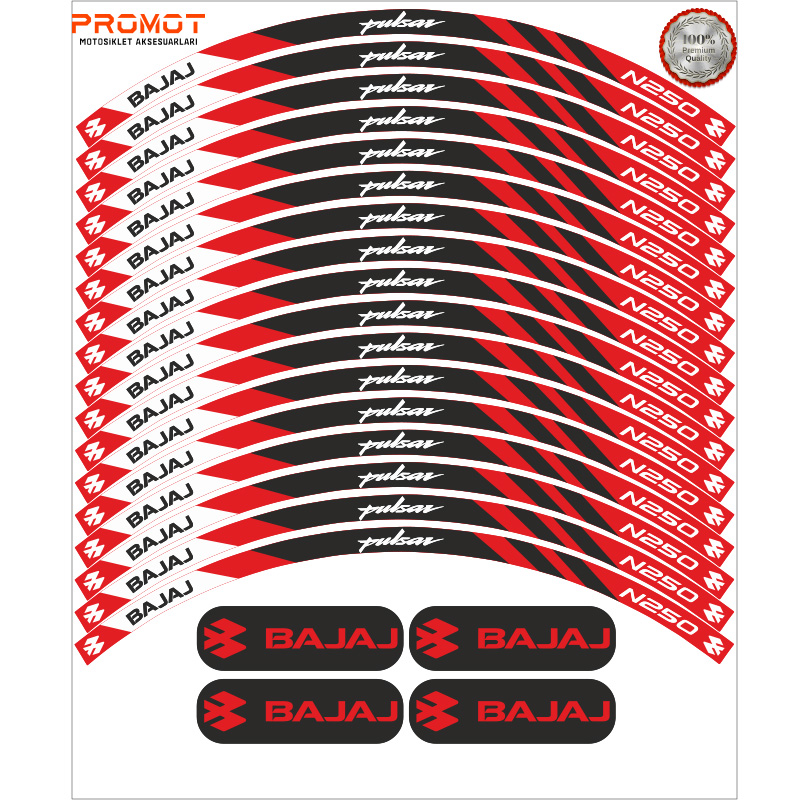 BAJAJ PULSAR N250 UYUMLU JANT ŞERİDİ 3