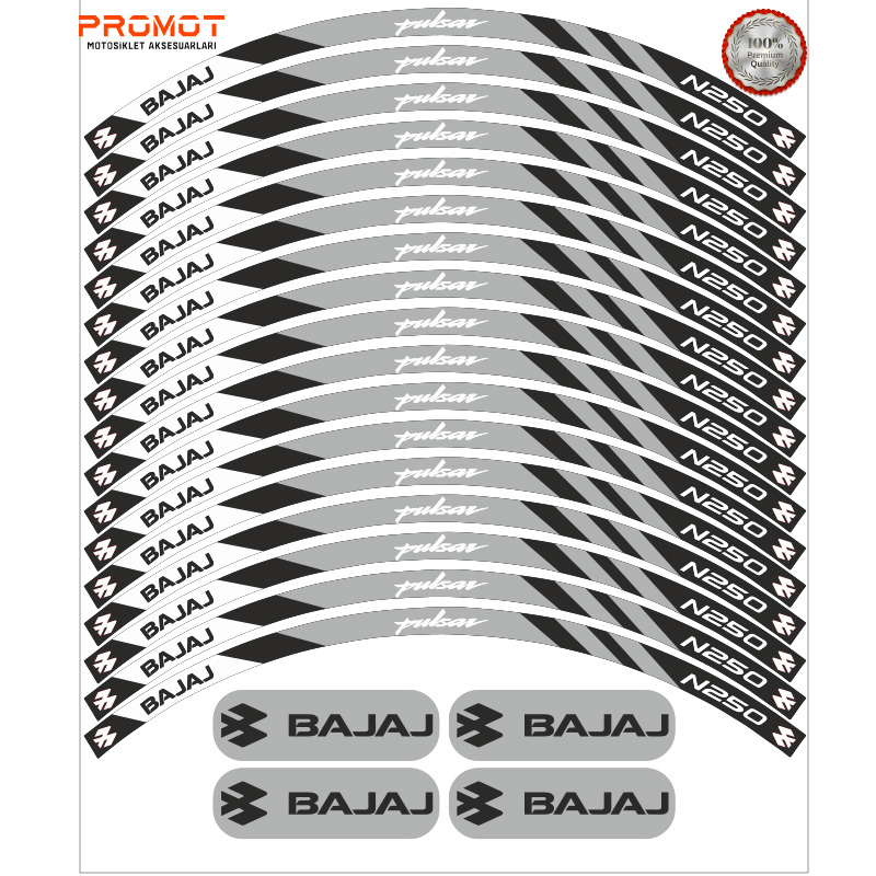 BAJAJ PULSAR N250 UYUMLU JANT ŞERİDİ 6