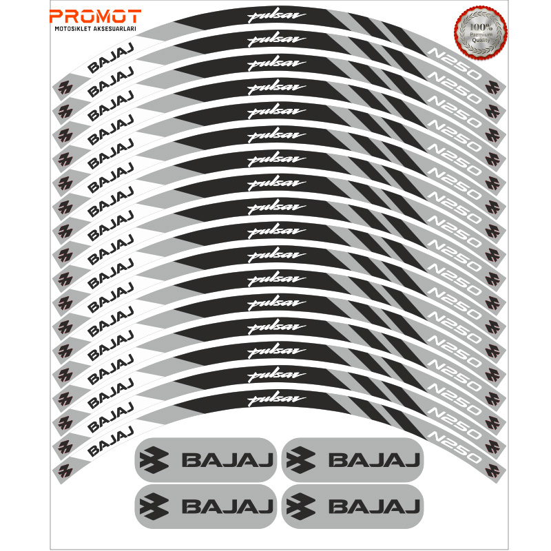 BAJAJ PULSAR N250 UYUMLU JANT ŞERİDİ 7