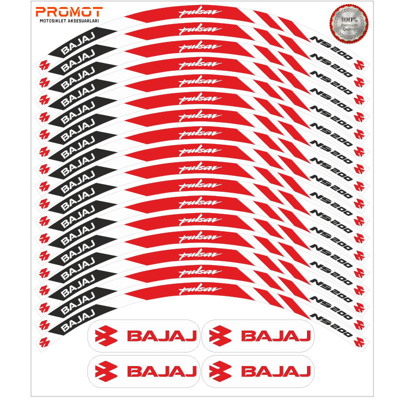 BAJAJ PULSAR NS 200 UYUMLU JANT ŞERİDİ 1
