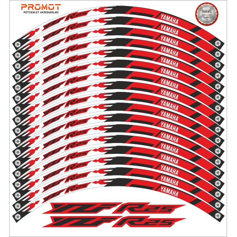 YAMAHA R25 UYUMLU JANT ŞERİDİ 3