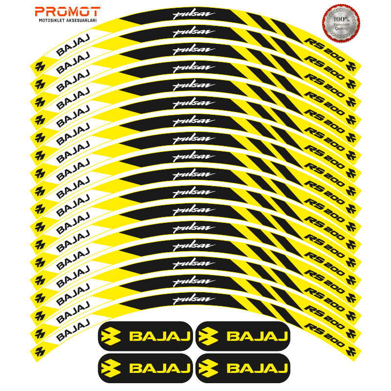 BAJAJ PULSAR RS 200 UYUMLU JANT ŞERİDİ 10