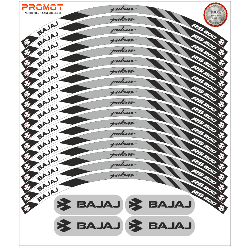 BAJAJ PULSAR RS 200 UYUMLU JANT ŞERİDİ 6