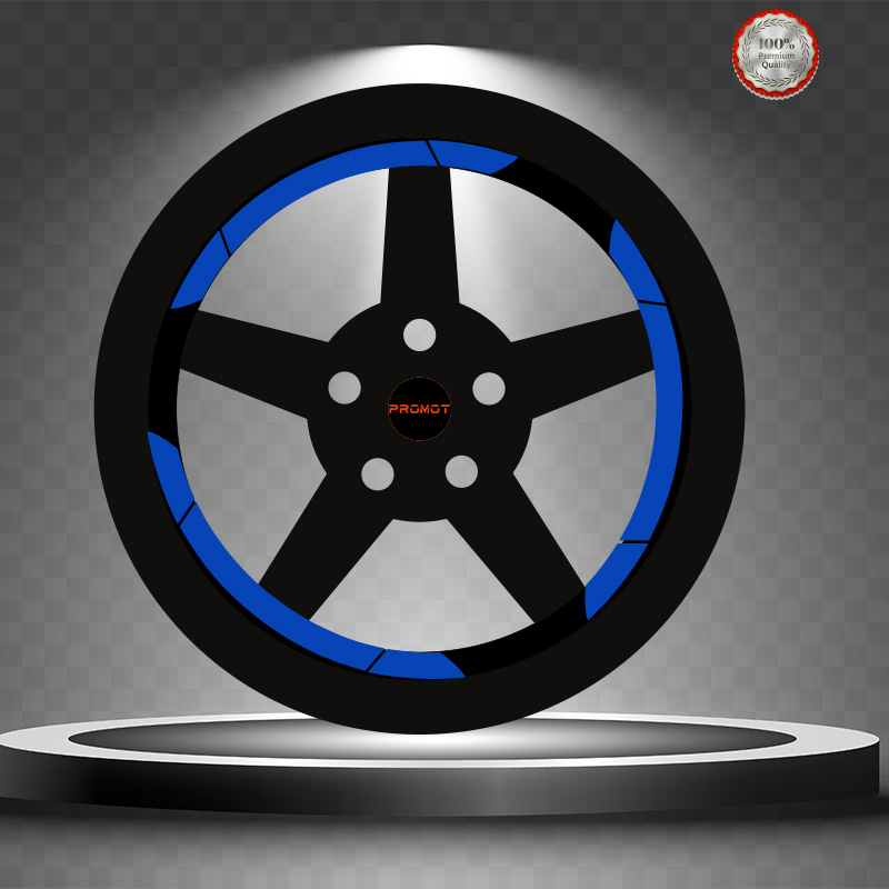 ÜNİVERSAL GENİŞ REFLEKTİF MAVİ JANT ŞERİDİ 