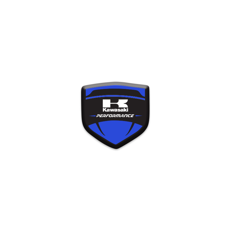 KAWASAKİ 3D KABARTMALI SİPERLİK CAMI STİCKER 2