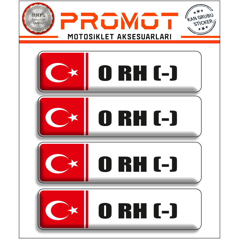 KAN GRUBU 3D STİCKER 4'LÜ