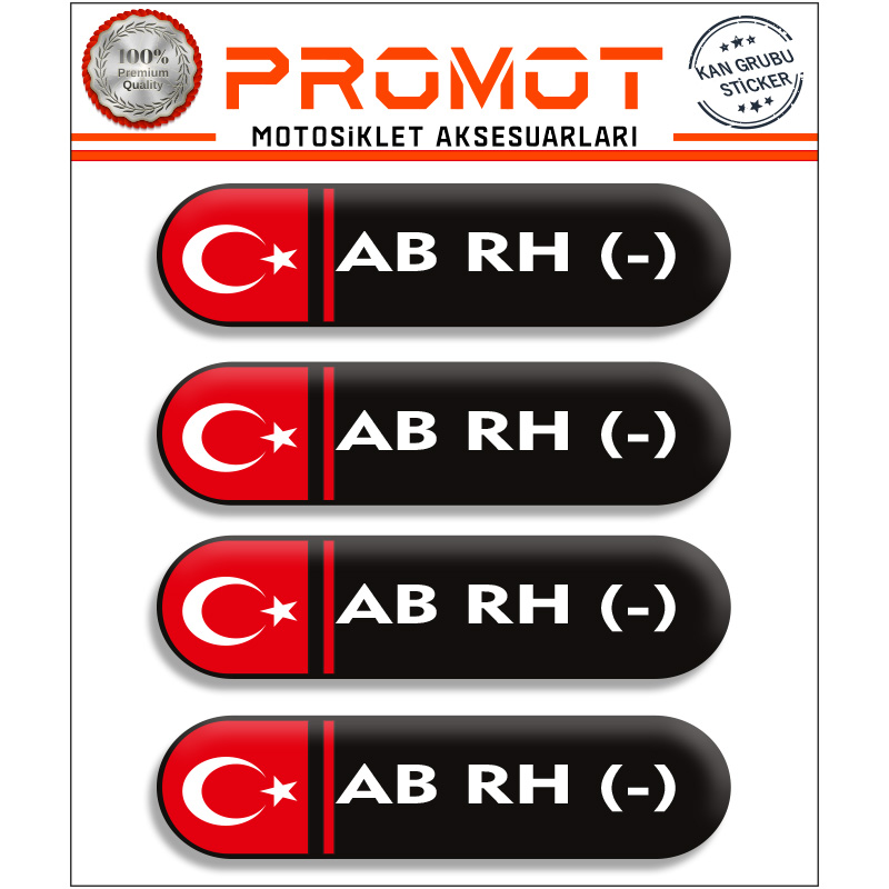 KAN GRUBU 3D STİCKER 4'LÜ