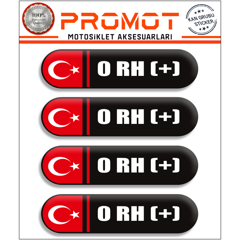 KAN GRUBU 3D STİCKER 4'LÜ