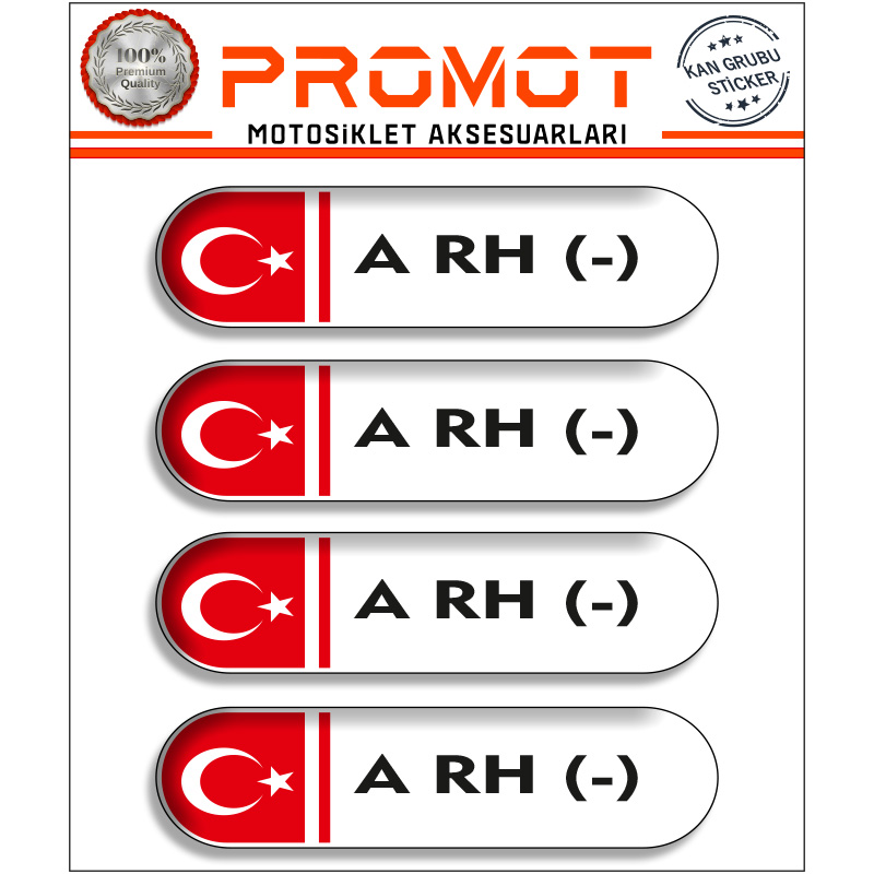 KAN GRUBU 3D STİCKER 4'LÜ