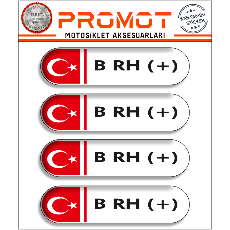 KAN GRUBU 3D STİCKER 4'LÜ
