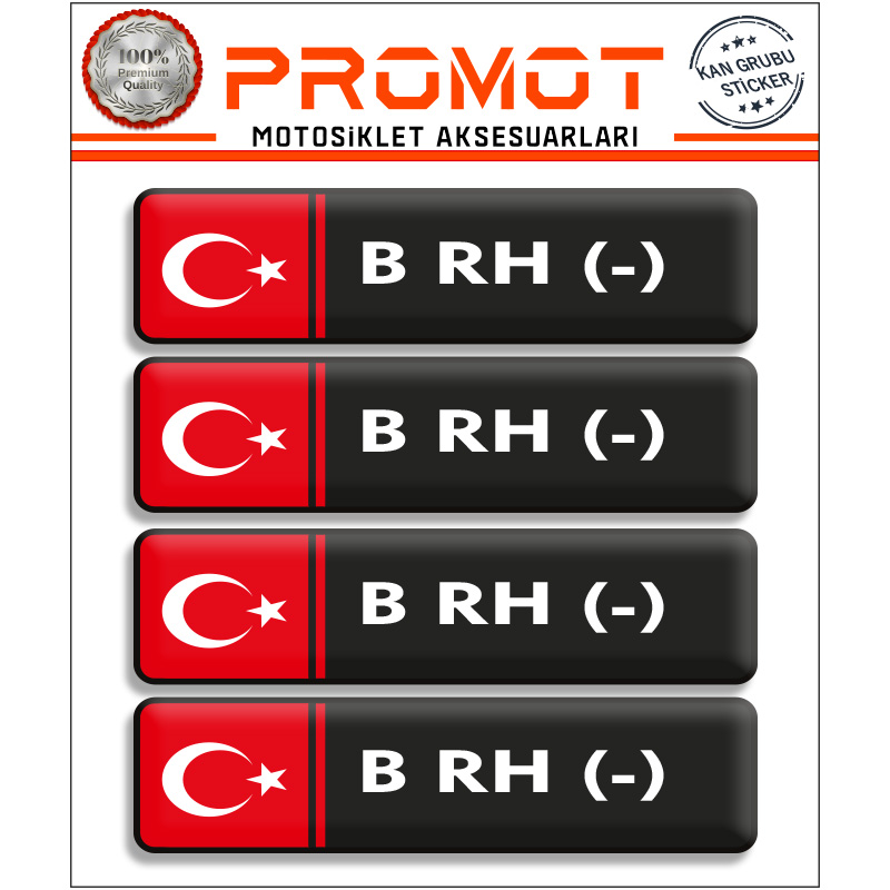 KAN GRUBU 3D STİCKER 4'LÜ