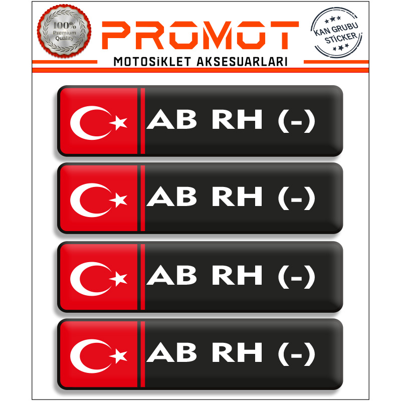 KAN GRUBU 3D STİCKER 4'LÜ