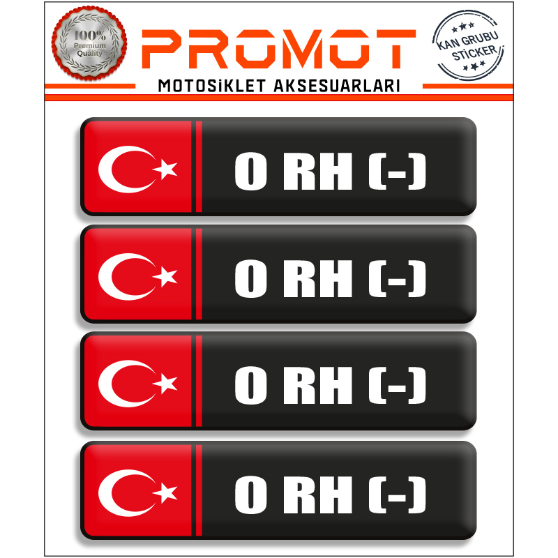 KAN GRUBU 3D STİCKER 4'LÜ