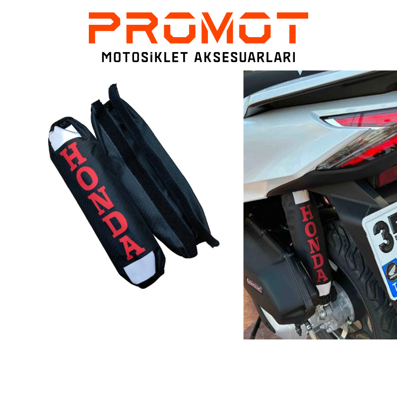 HONDA KIRMIZI AMORTİSÖR KILIFI REFLEKTÖRLÜ