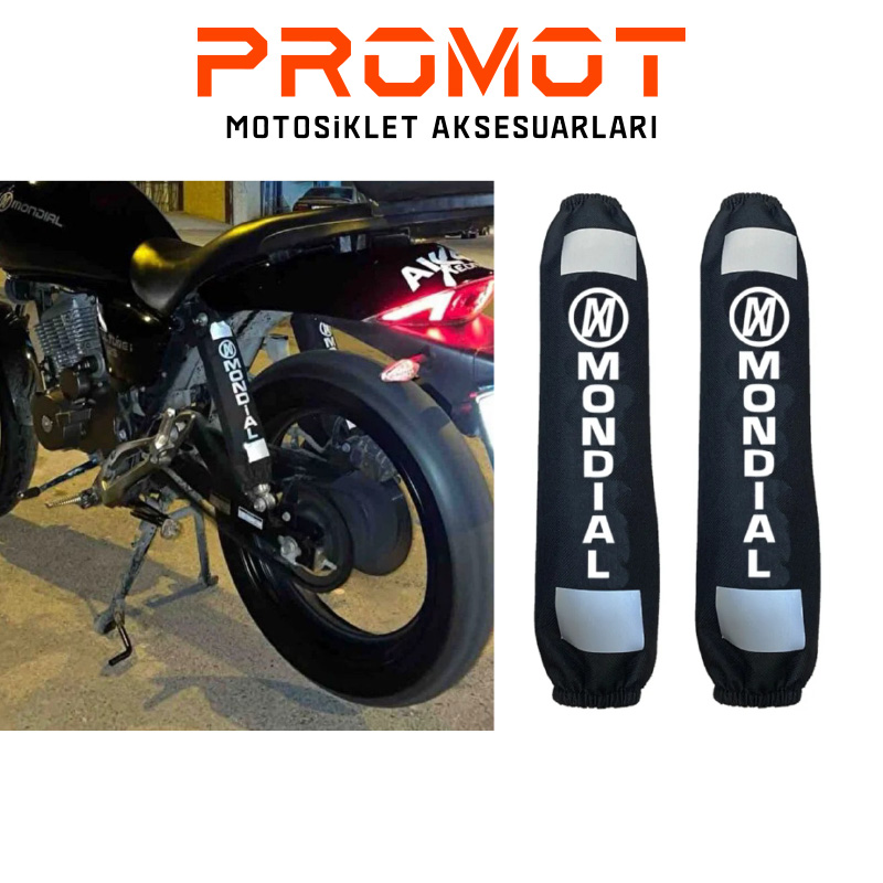 MONDİAL BEYAZ AMORTİSÖR KILIFI REFLEKTÖRLÜ