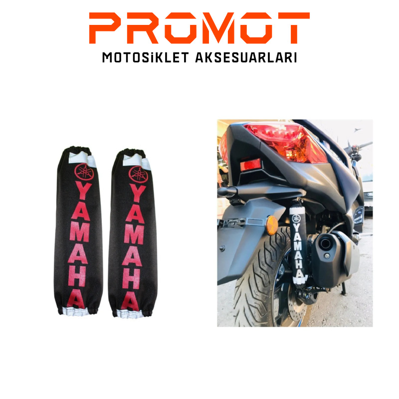 YAMAHA KIRMIZI AMORTİSÖR KILIFI REFLEKTÖRLÜ