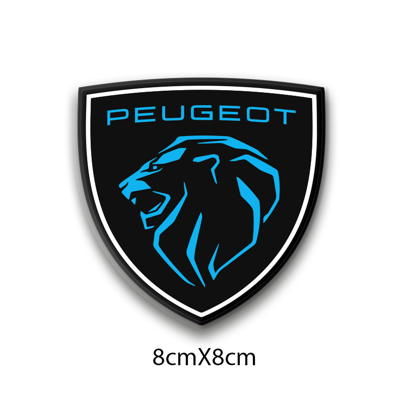 PEUGEOT 3D DAMLA 2 Lİ STİCKER LOGO 2